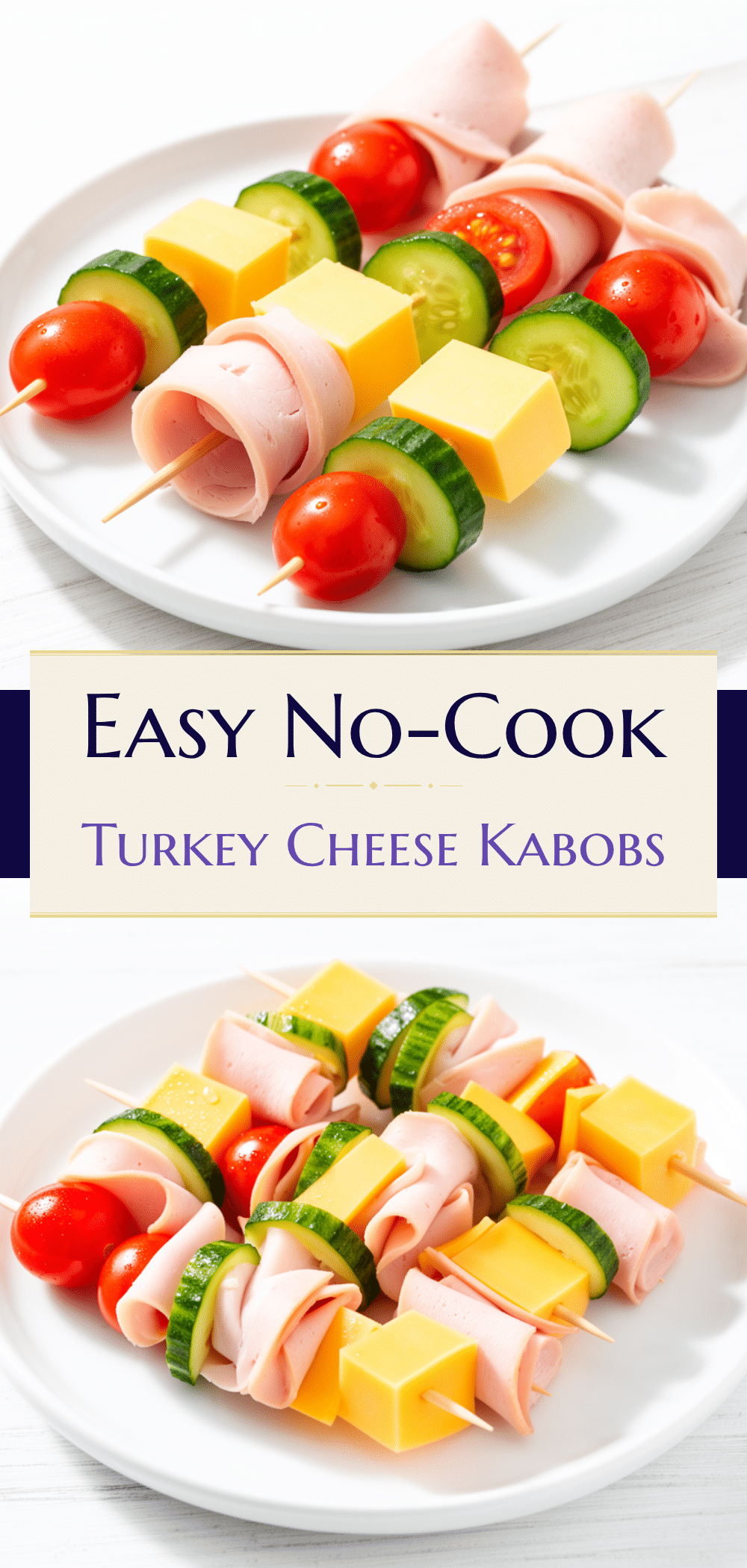 Back to School Turkey and Cheese Kabobs Easy 5-Ingredient Lunchbox Recipe 5 turkey and cheese kabobs recipe