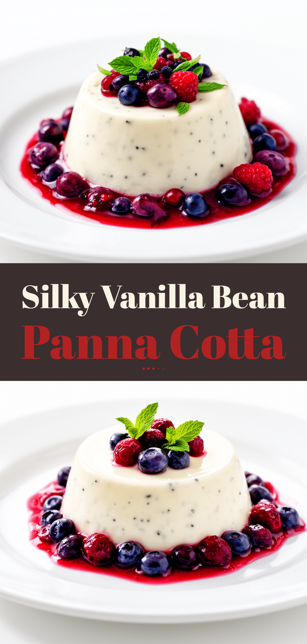 Vanilla Bean Panna Cotta Recipe Easy Berry Sauce for Busy Weeknights 5 vanilla bean panna cotta recipe