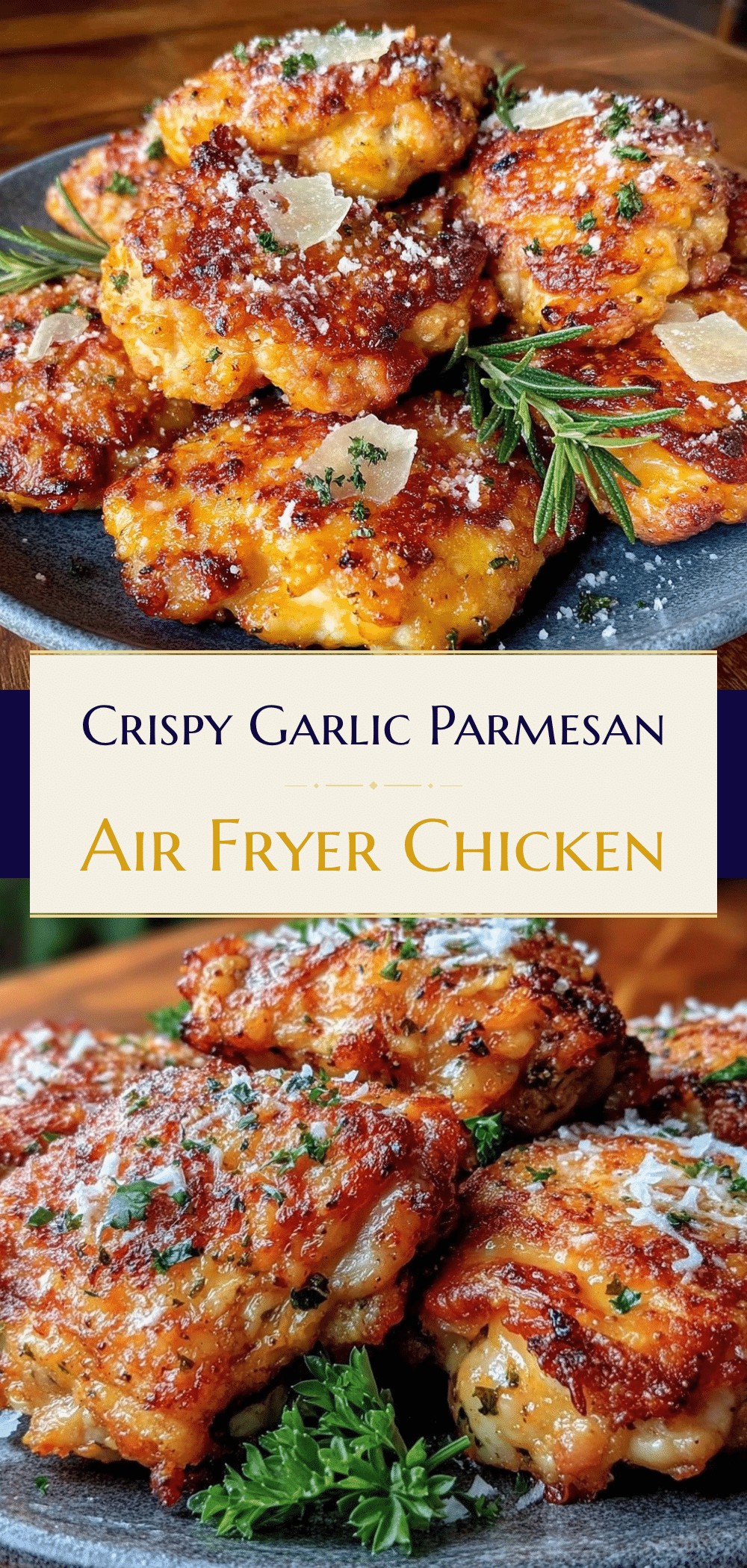 Crispy Garlic Parmesan Air Fryer Chicken Thighs: Easy Weeknight Dinner 5 air fryer chicken thighs recipe