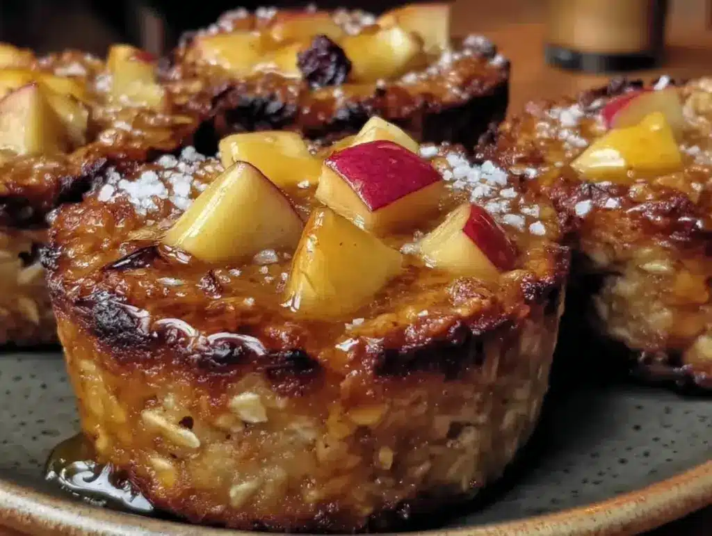 apple cinnamon oatmeal cups - featured image