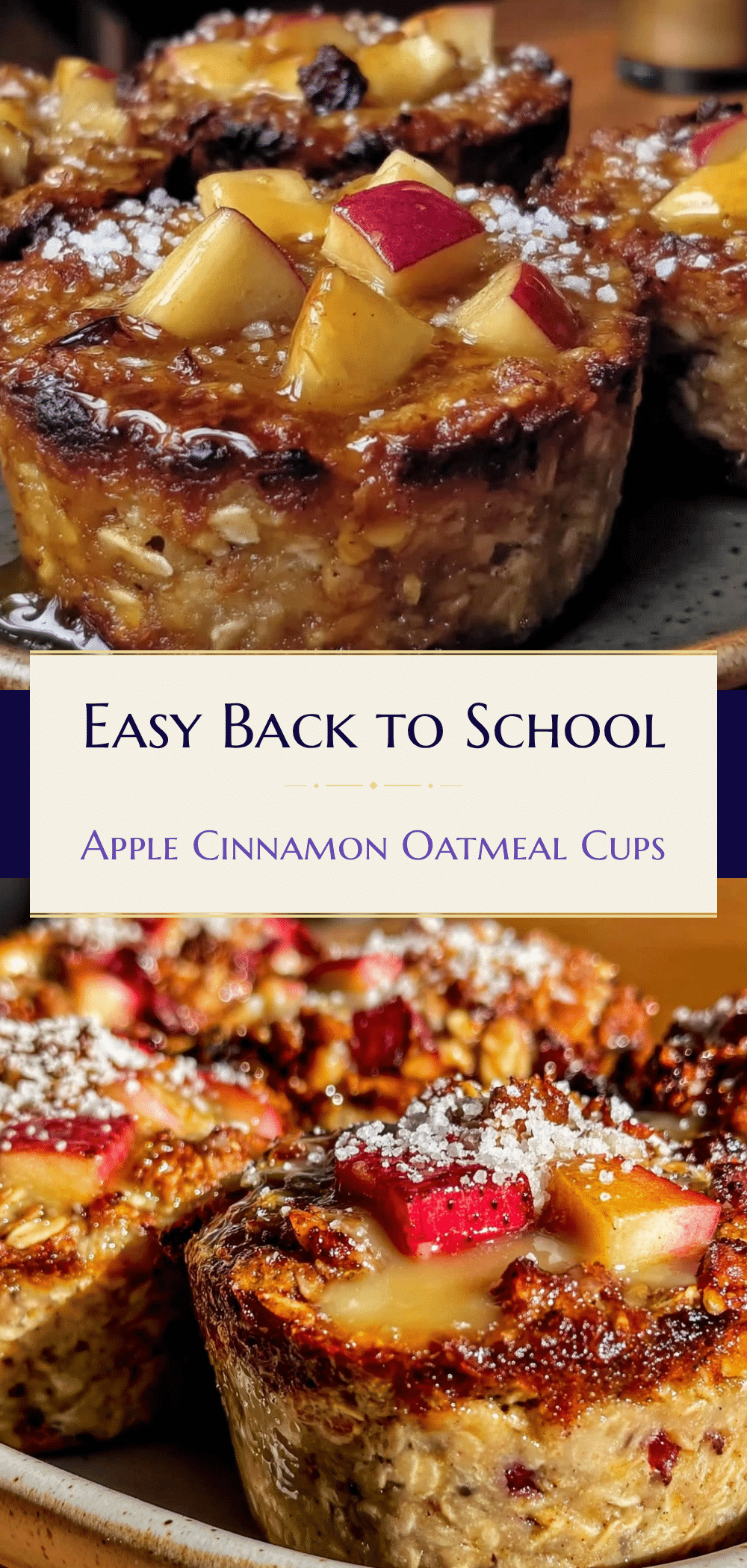 Apple Cinnamon Oatmeal Cups: Best Make-Ahead Breakfast 5 apple cinnamon oatmeal cups recipe