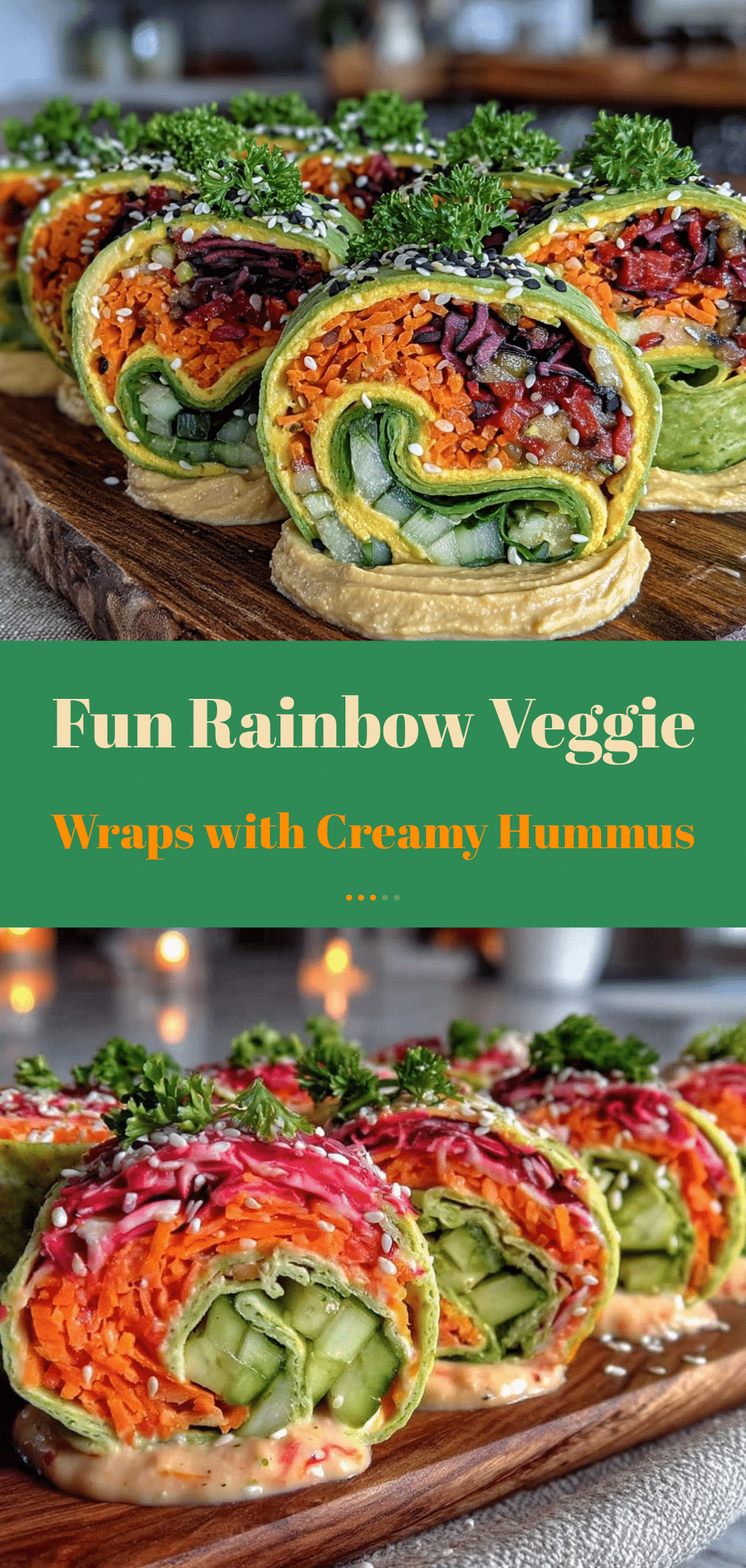 Back to School Rainbow Veggie Wraps with Hummus: Easy 5pm Dinner 5 back to school rainbow veggie wraps with hummus recipe