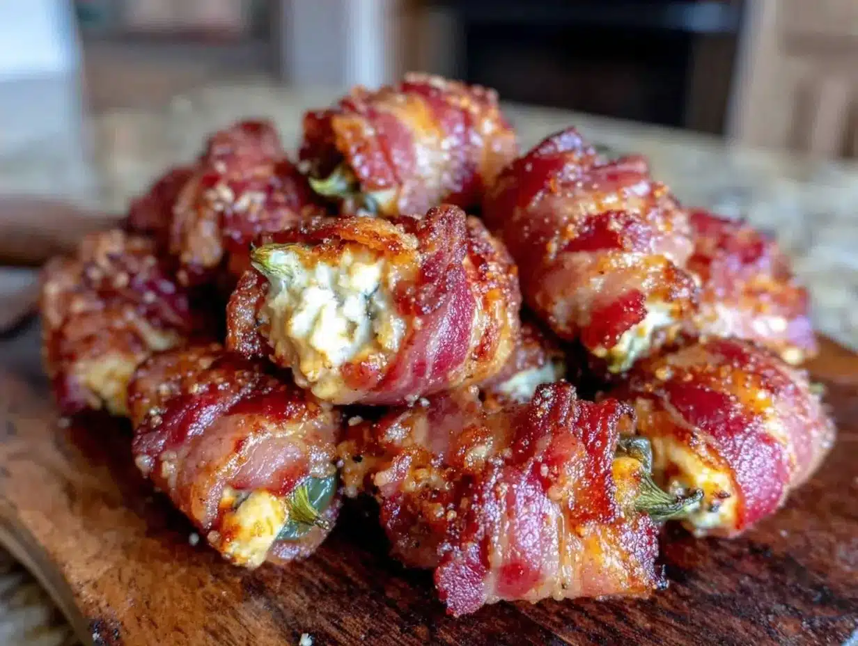 Football Tailgate Bacon Wrapped Jalapeño Poppers: Easy Game Day Snack 4 bacon wrapped jalapeno poppers preparation steps