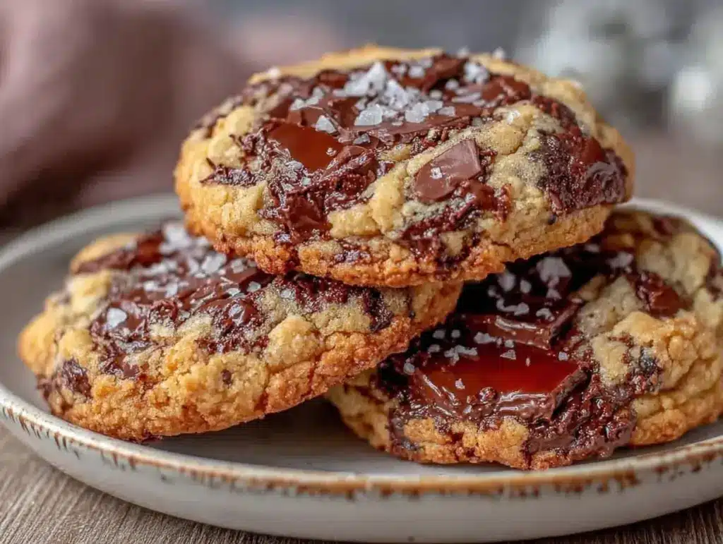 brown butter chocolate chip cookies - featured image