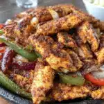 budget sheet pan chicken fajitas - featured image