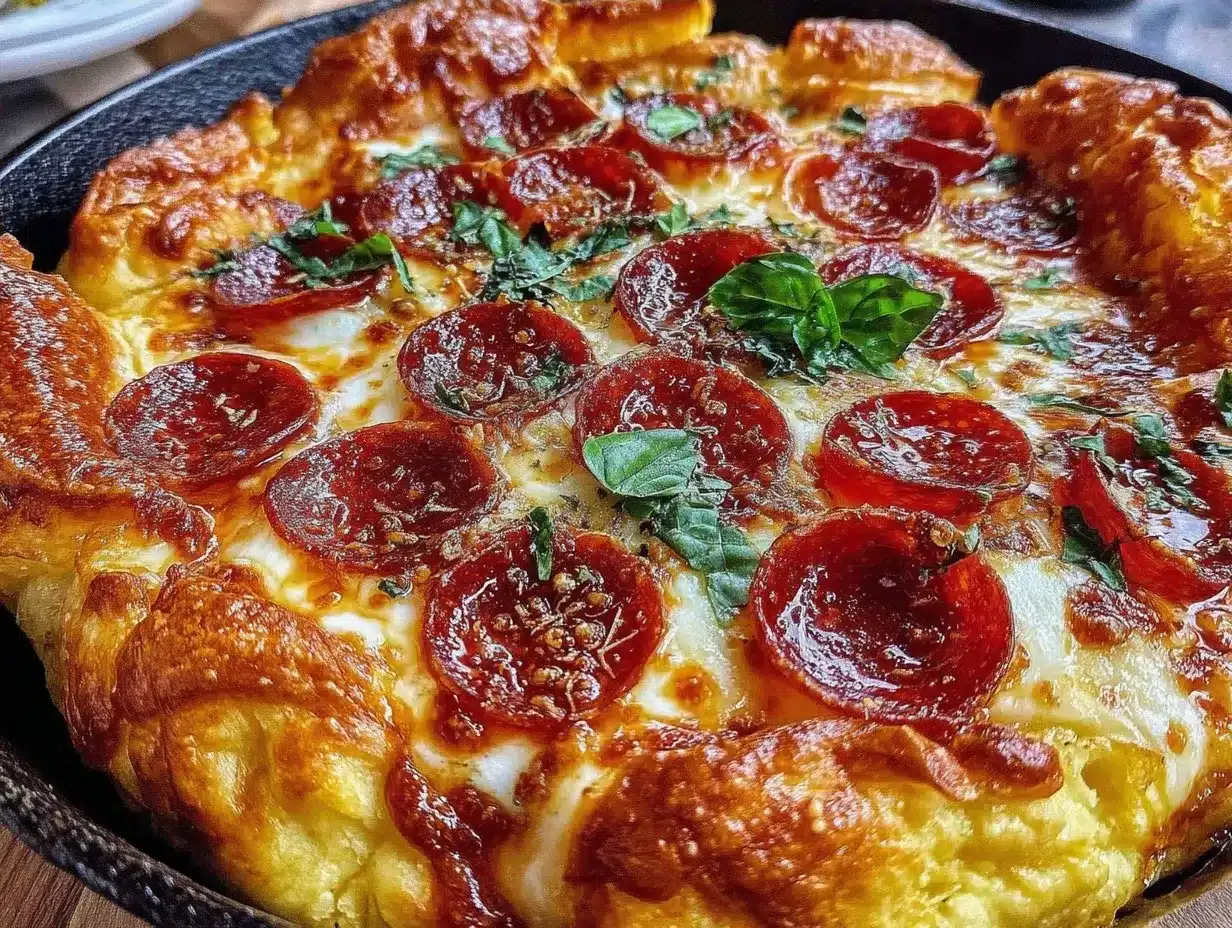 Cast Iron Skillet Deep Dish Pizza: 5pm Dinner Win 4 cast iron skillet deep dish pizza preparation steps