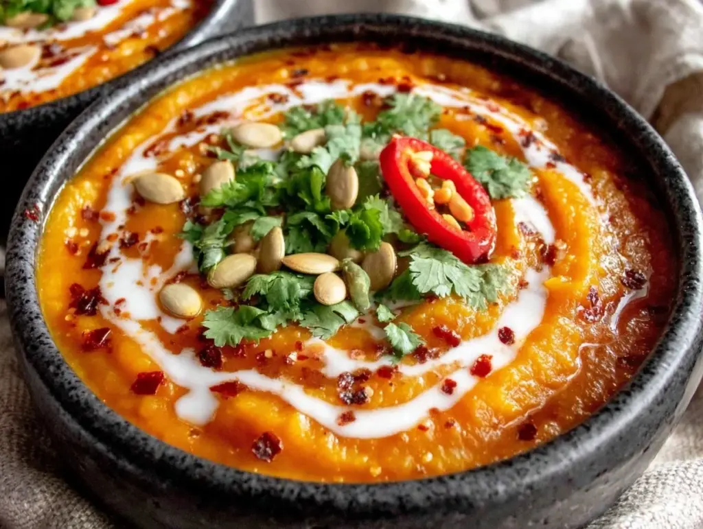coconut curry butternut squash soup - featured image