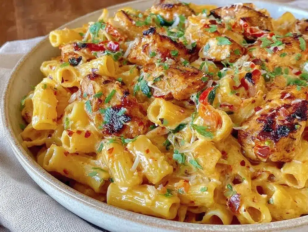 creamy sun-dried tomato pasta - featured image