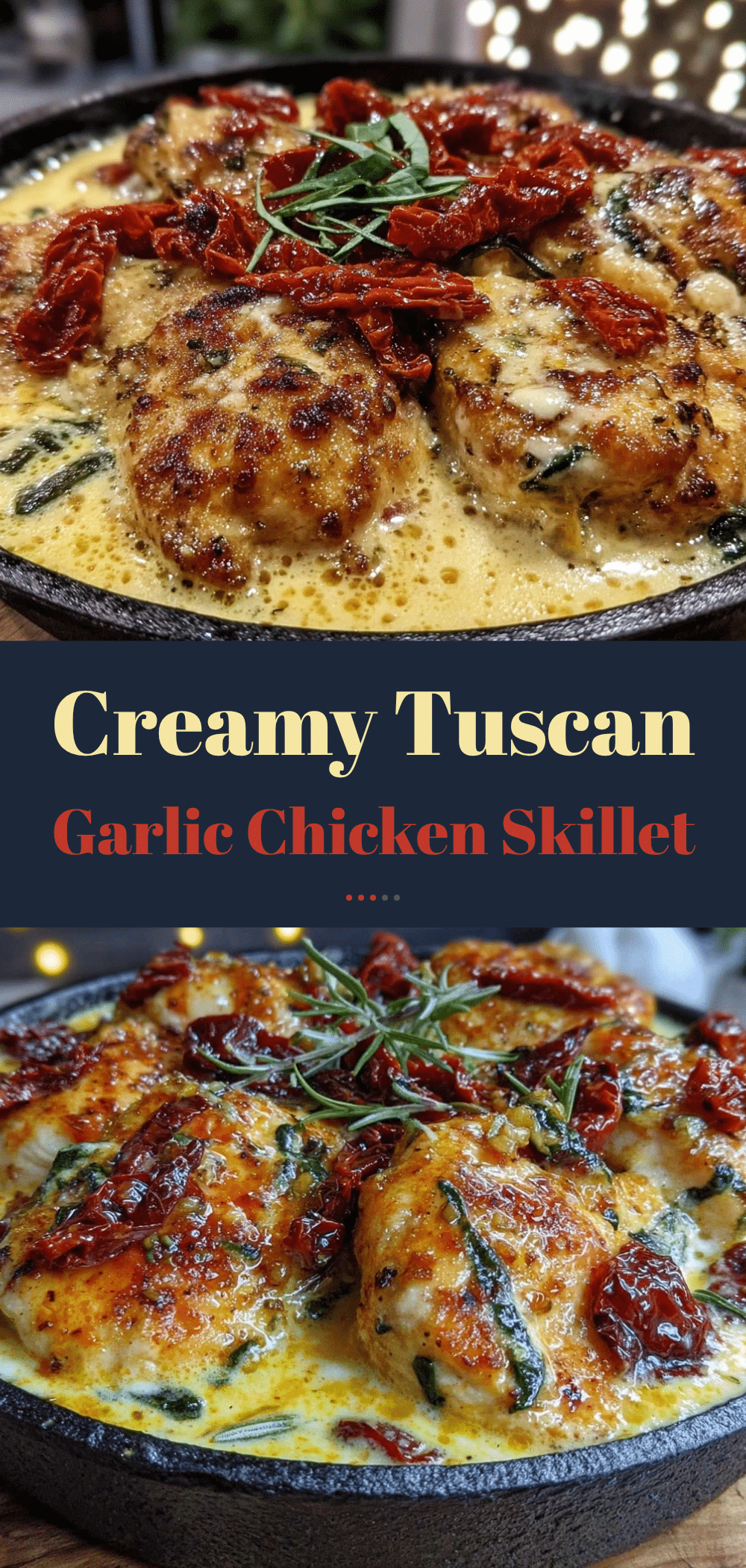 Creamy Tuscan Garlic Chicken Skillet: Easy 5pm Dinner 5 creamy tuscan garlic chicken skillet recipe