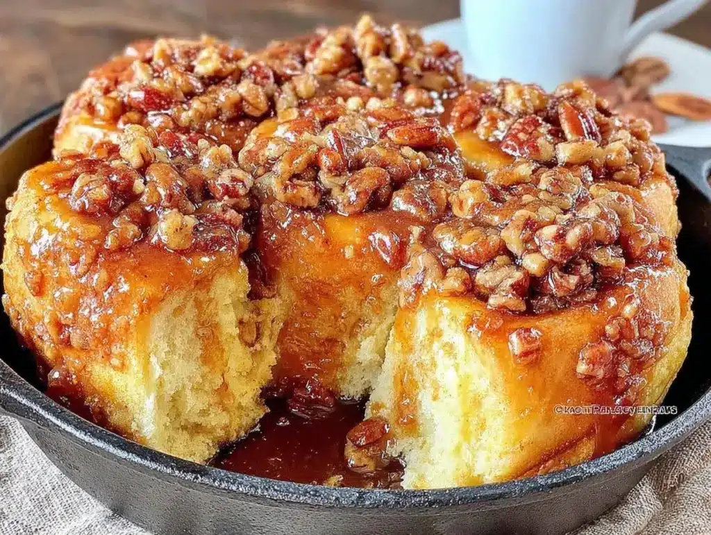 fall maple pecan sticky buns - featured image