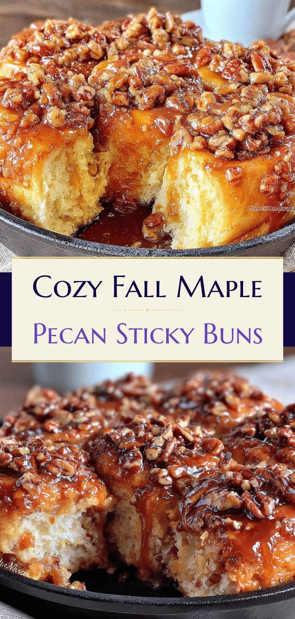 Fall Maple Pecan Sticky Buns: Easy 1-Bowl Dinner 5 fall maple pecan sticky buns recipe