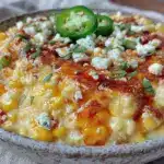 grilled elote street corn dip - featured image