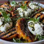 Grilled Peach Burrata Salad - featured image