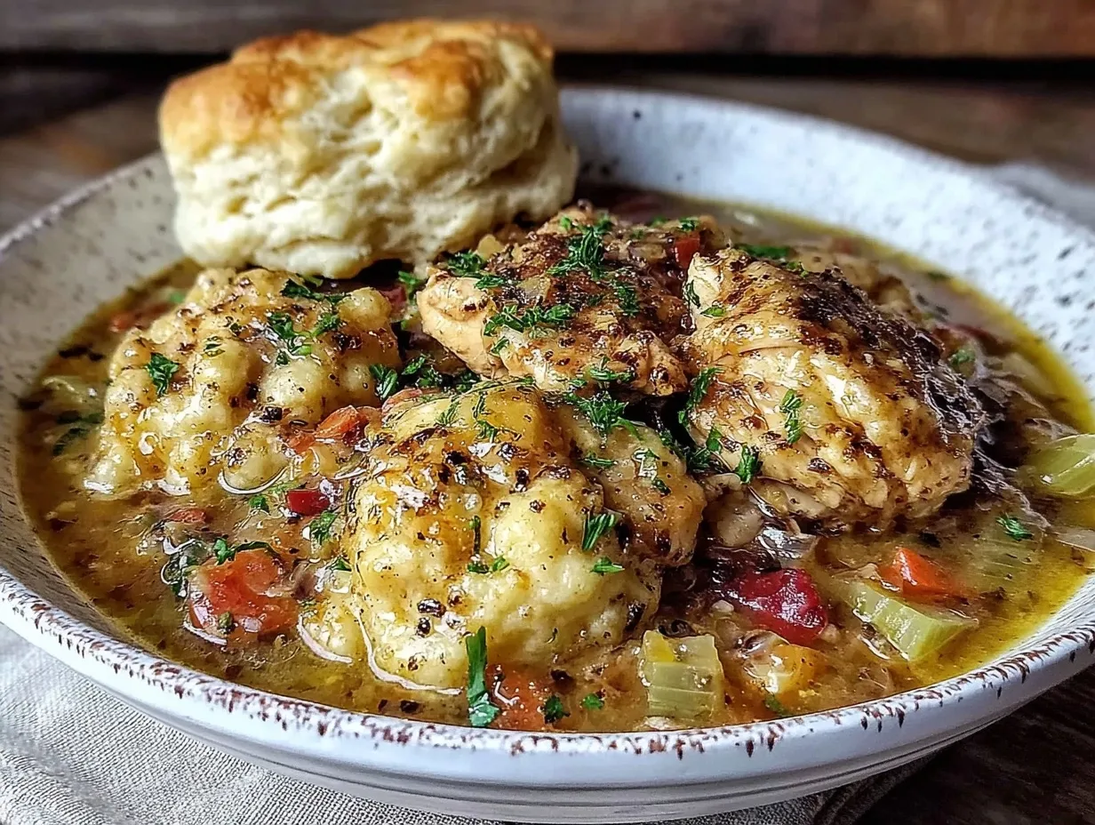 Homestyle Chicken and Dumplings: Best One-Pan Weeknight Meal 4 homestyle chicken and dumplings preparation steps