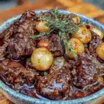 Instant Pot beef bourguignon - featured image