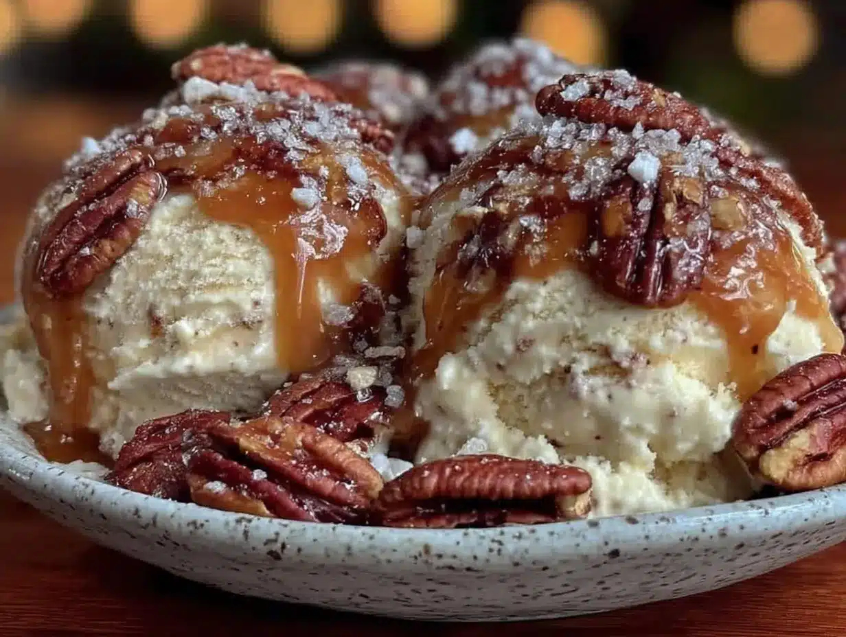 Keto No-Churn Ice Cream: 5pm Dinner Win 4 keto no-churn salted caramel ice cream preparation steps