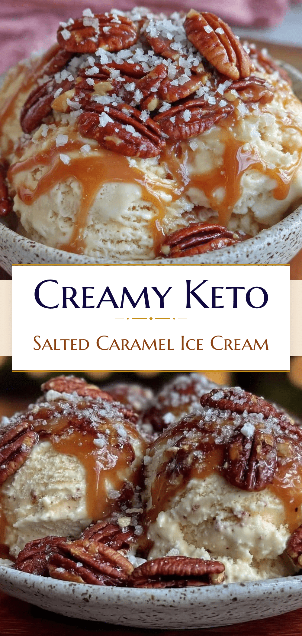 Keto No-Churn Ice Cream: 5pm Dinner Win 5 keto no-churn salted caramel ice cream recipe