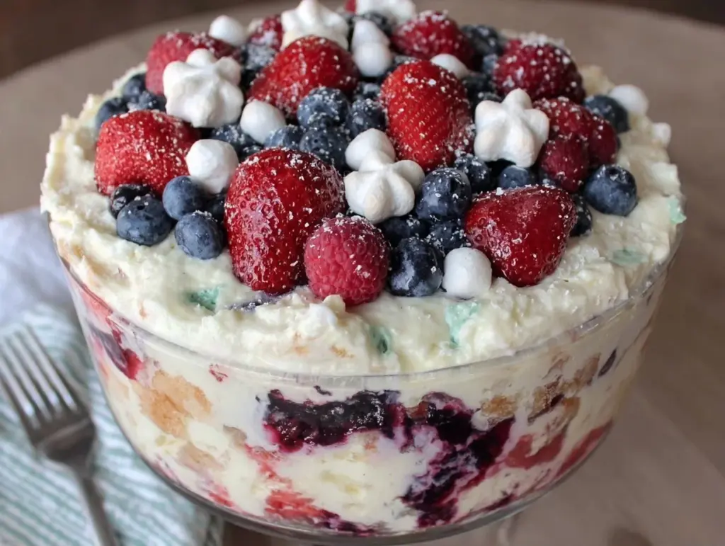 Labor Day Berry Trifle - featured image