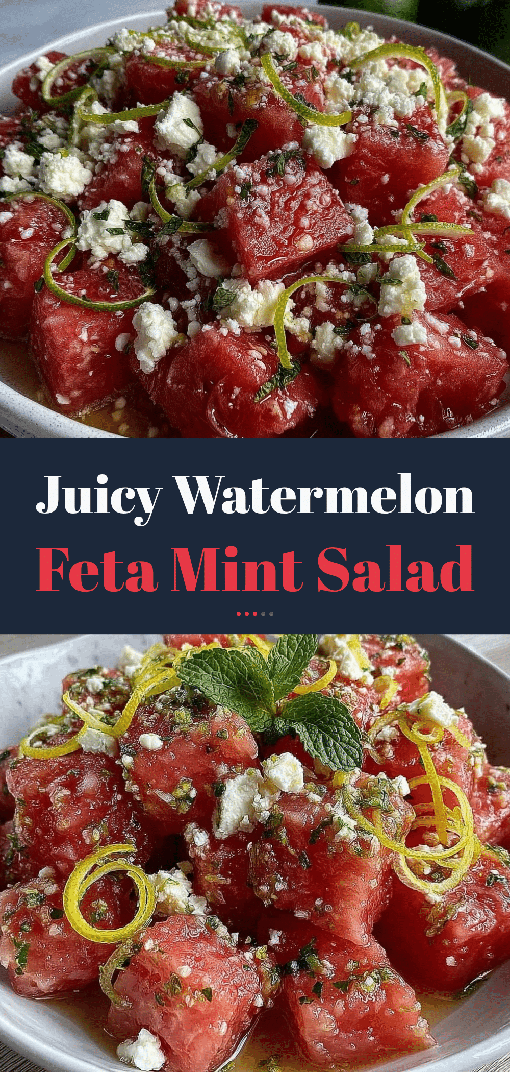 Labor Day Watermelon Feta Mint Salad with Lime: Quick 5pm Dinner 5 labor day watermelon feta mint salad recipe