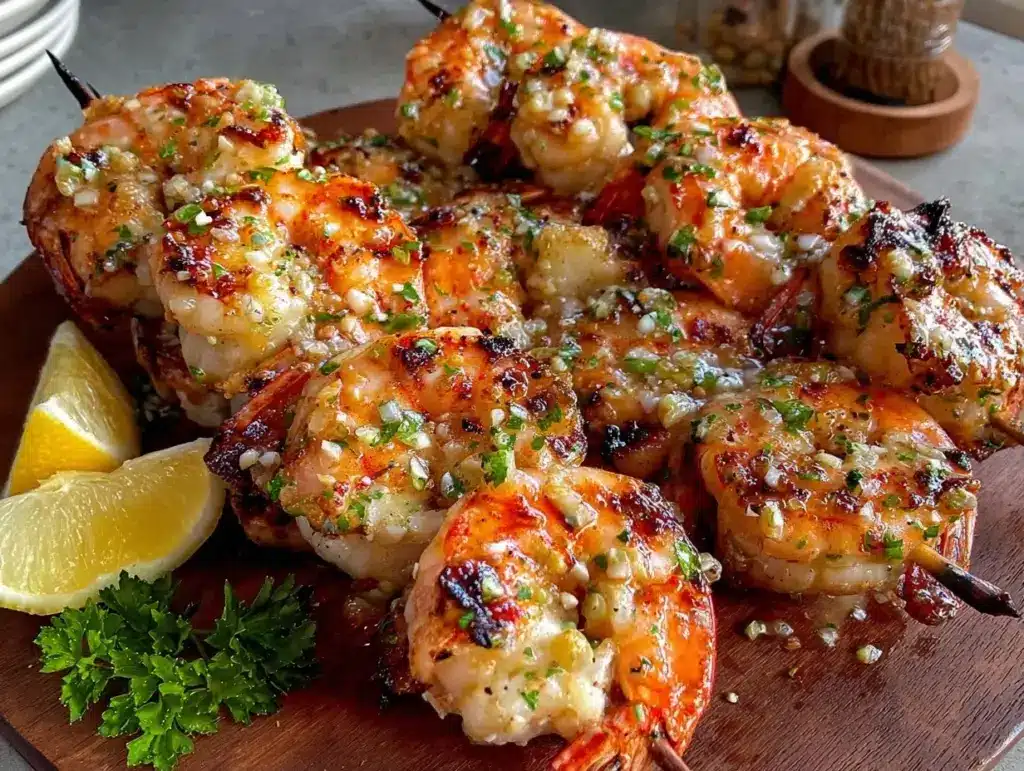 lemon pepper grilled shrimp - featured image