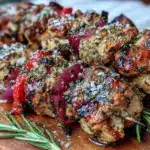 Mediterranean Lemon Herb Grilled Chicken Skewers - featured image