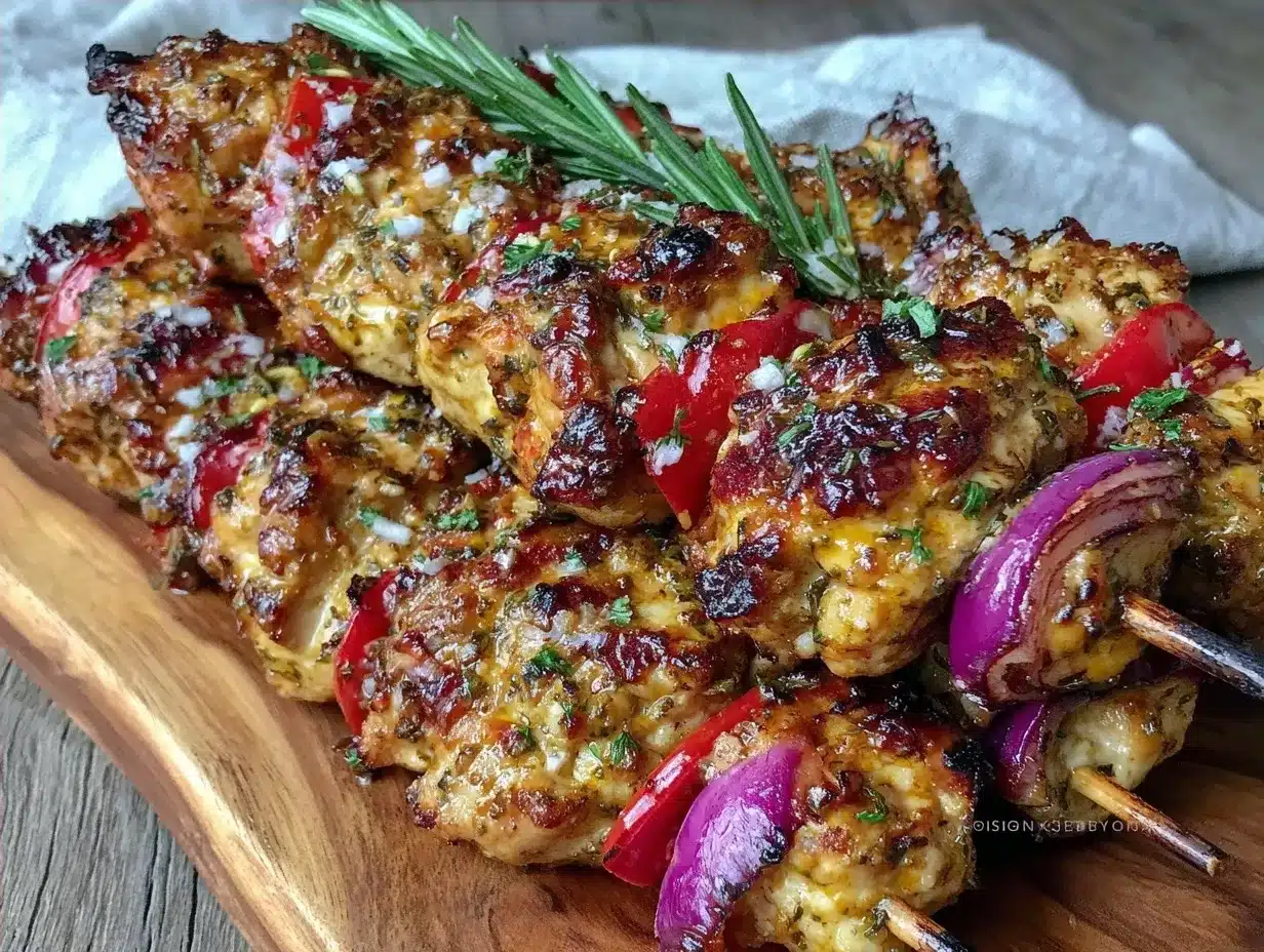 Mediterranean Lemon Herb Grilled Chicken Skewers: 30-Minute Healthy Dinner 4 Mediterranean Lemon Herb Grilled Chicken Skewers preparation steps