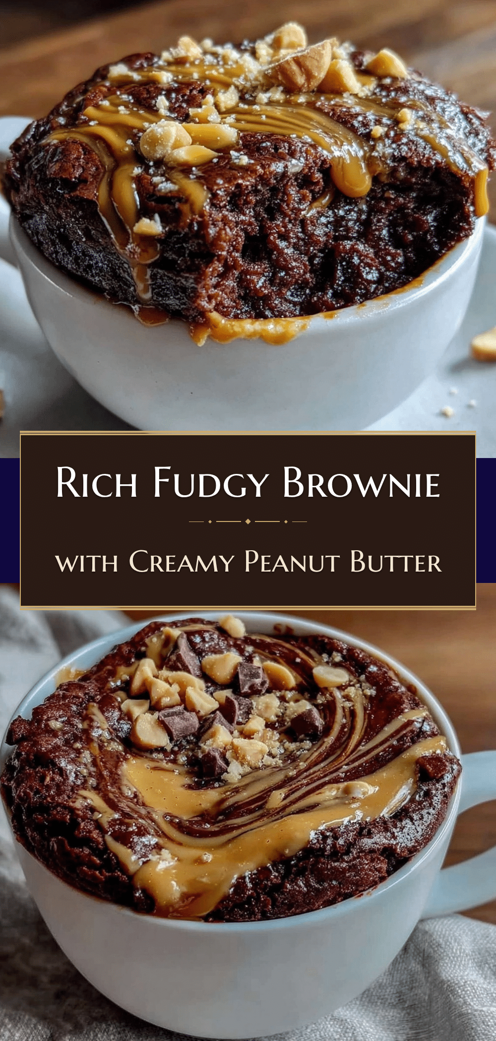 Microwave Mug Brownie: Easy 2-Minute Peanut Butter Swirl Dessert 5 microwave mug brownie recipe