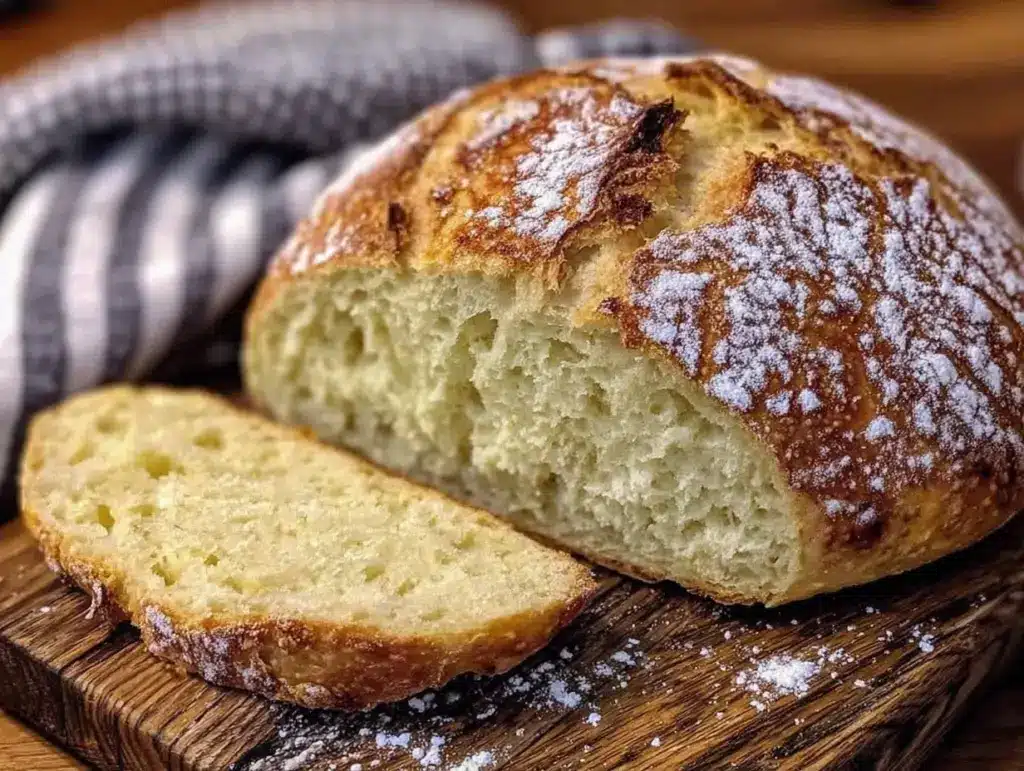 Home 7 no starter sourdough bread - featured image