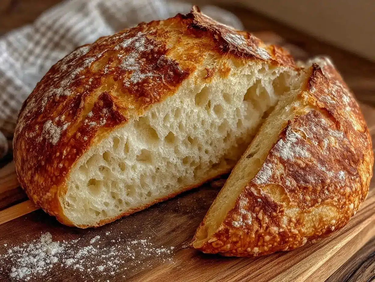 No Starter Sourdough Bread: 5pm Dinner Win 4 no starter sourdough bread preparation steps