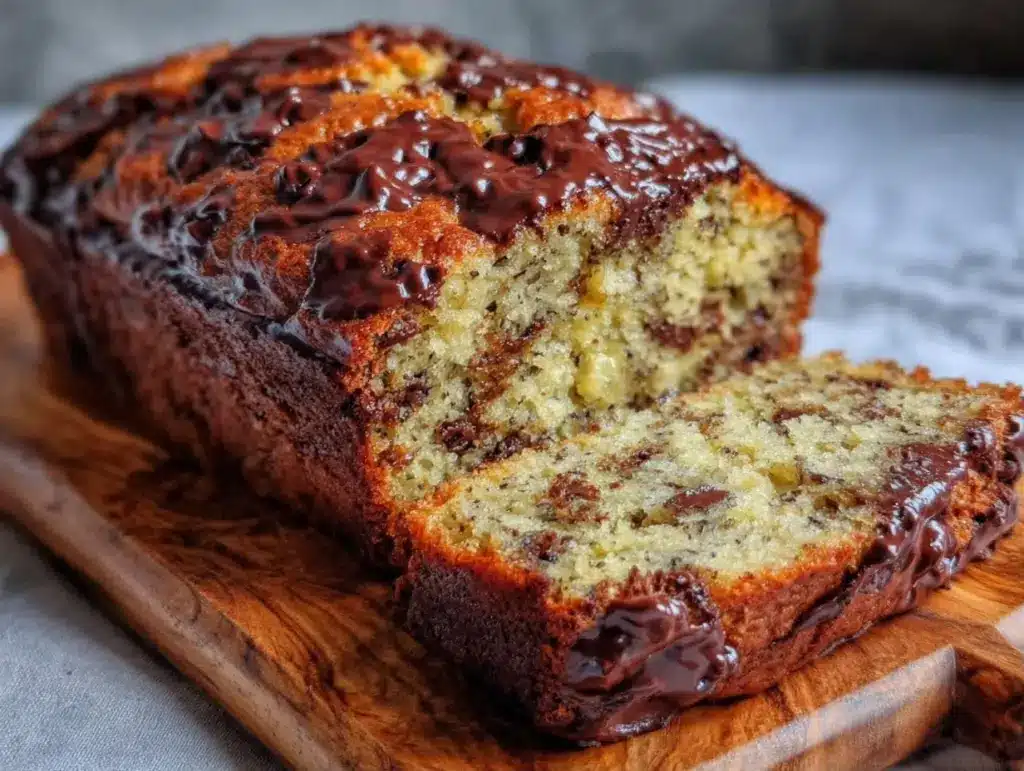 Home 6 one-bowl banana bread with chocolate chips - featured image