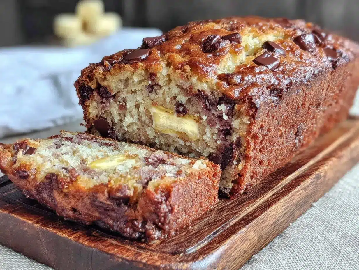 One-Bowl Banana Bread with Chocolate Chips: The 5pm Dinner Saver 4 one-bowl banana bread with chocolate chips preparation steps