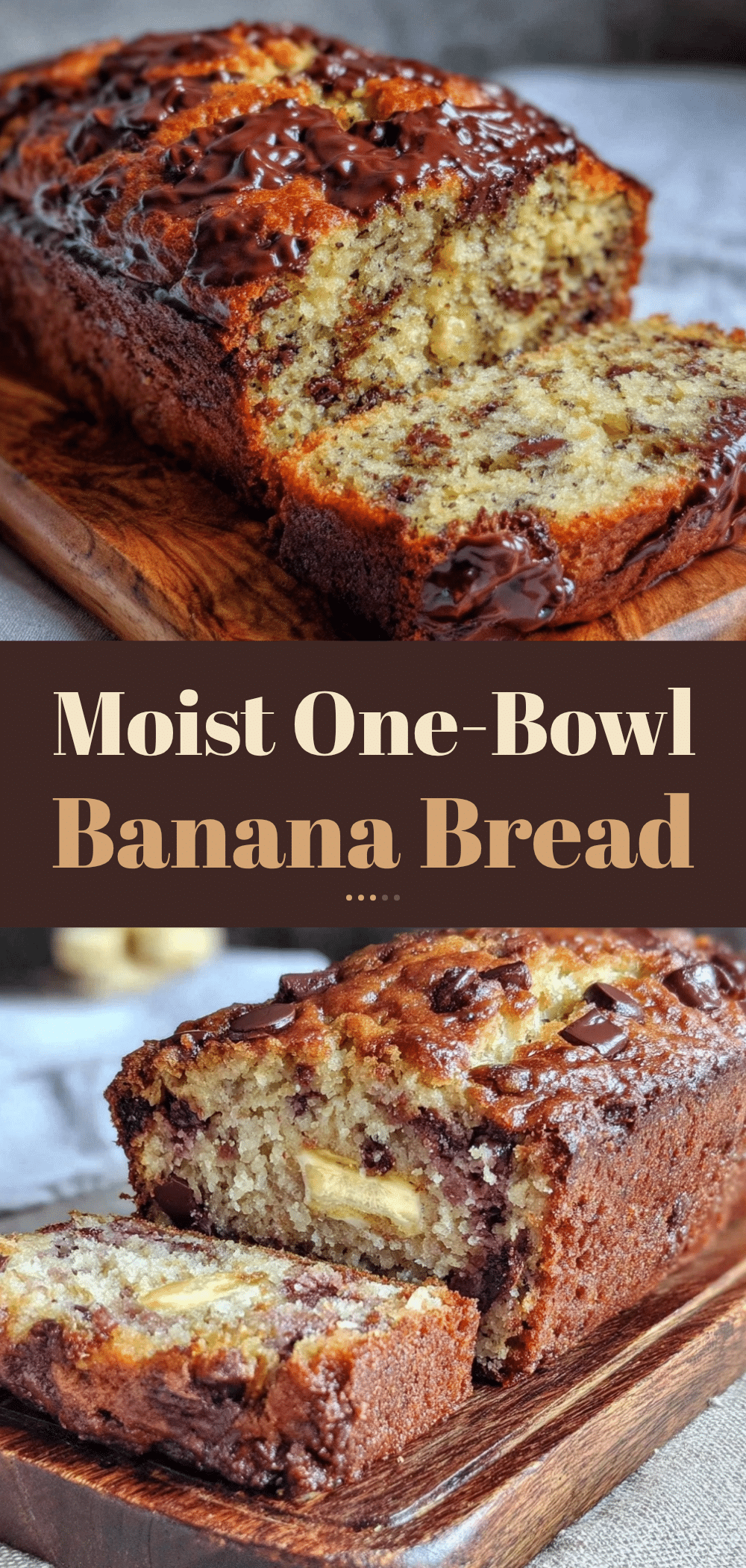 One-Bowl Banana Bread with Chocolate Chips: The 5pm Dinner Saver 5 one-bowl banana bread with chocolate chips recipe
