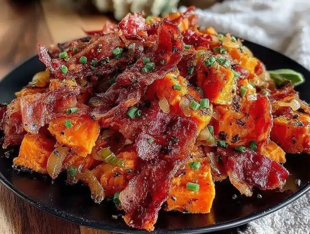 paleo sweet potato breakfast hash - featured image
