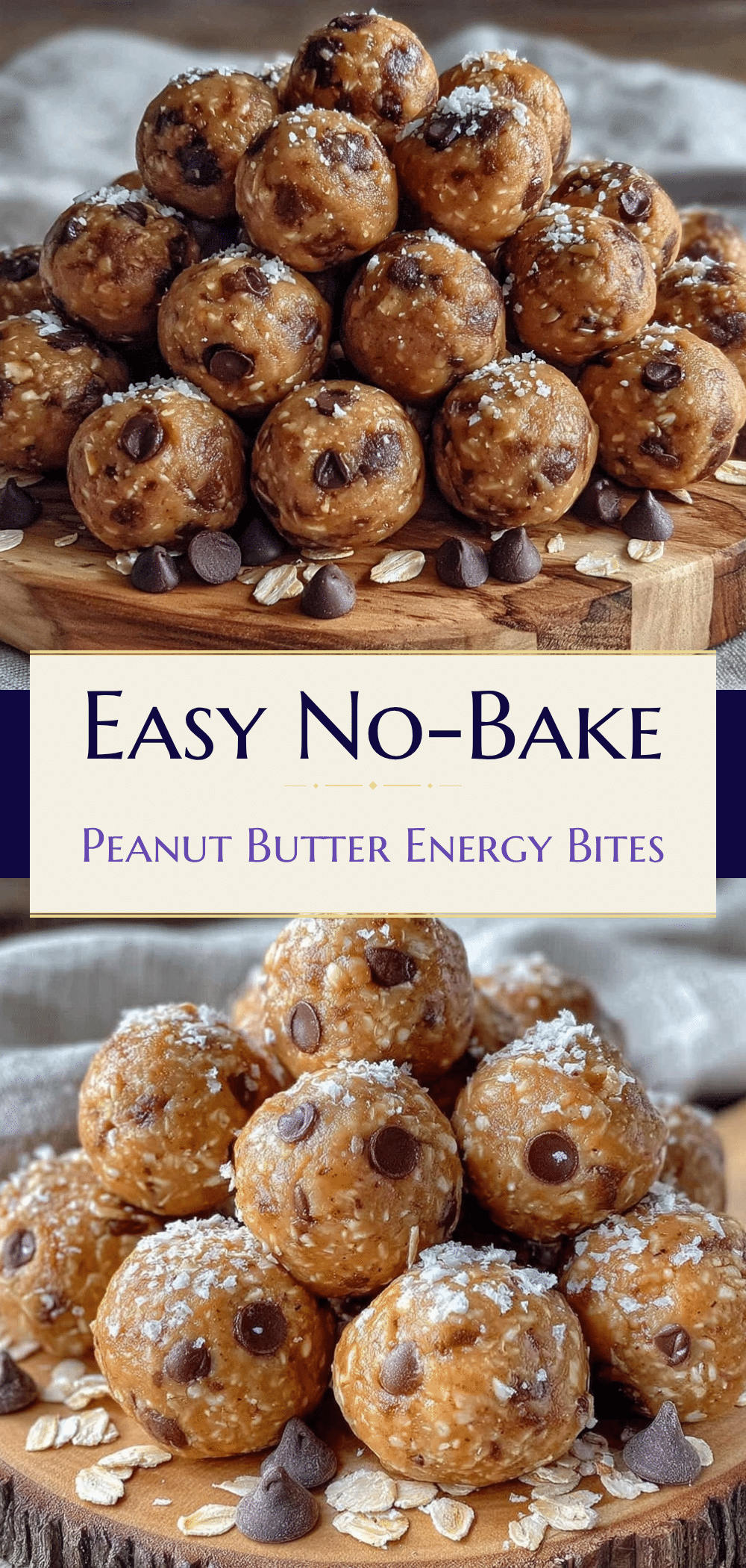 Back to School Peanut Butter Banana Energy Bites: 5-Ingredient No-Bake Snack 5 Peanut Butter Banana Energy Bites recipe