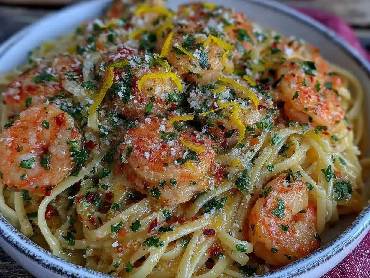 Shrimp Scampi: 15-Min One-Pan Easy Dinner 4 shrimp scampi preparation steps
