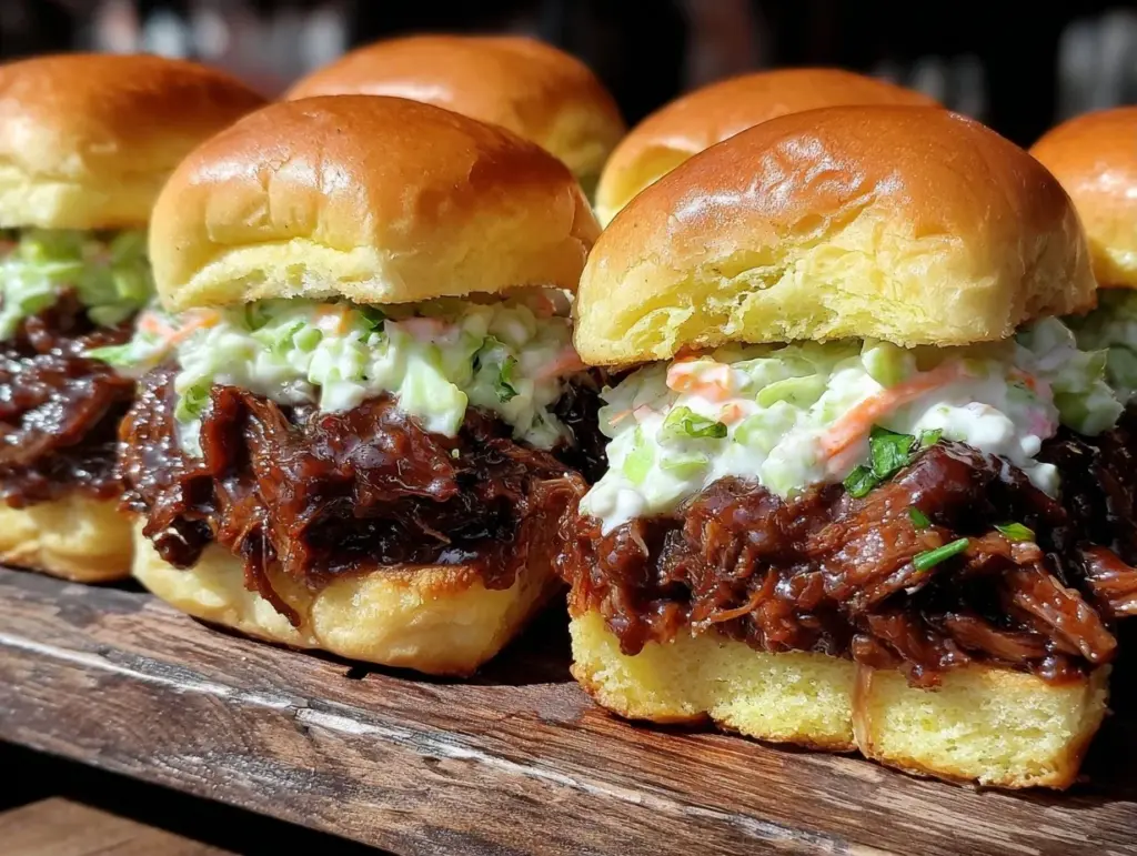 smoked pulled pork sliders - featured image