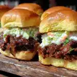 smoked pulled pork sliders - featured image