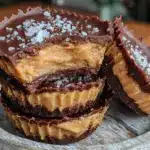 sugar-free dark chocolate peanut butter cups - featured image