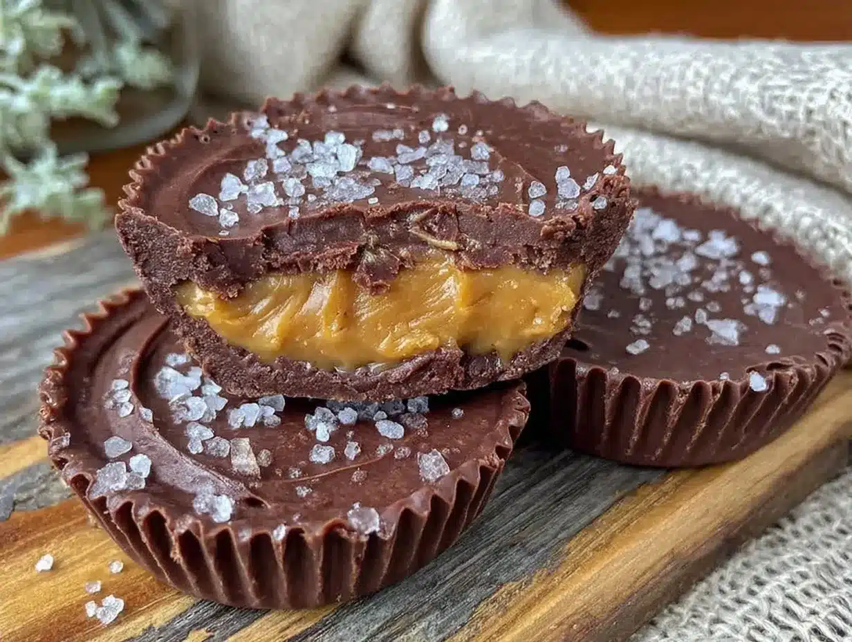 Sugar-Free Dark Chocolate Peanut Butter Cups: 5-Ingredient 5pm Win 4 sugar-free dark chocolate peanut butter cups preparation steps