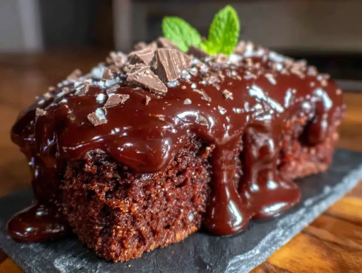 Ultra-Moist Double Chocolate Cake: 1 Bowl, 5pm Win 4 ultra-moist double chocolate cake preparation steps