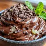 vegan chocolate avocado mousse - featured image