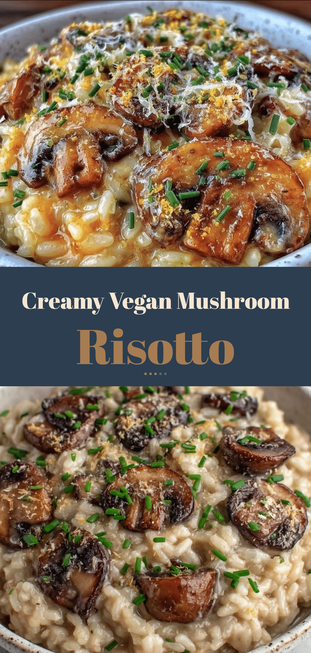 5-Ingredient Vegan Mushroom Risotto 5 vegan mushroom risotto recipe